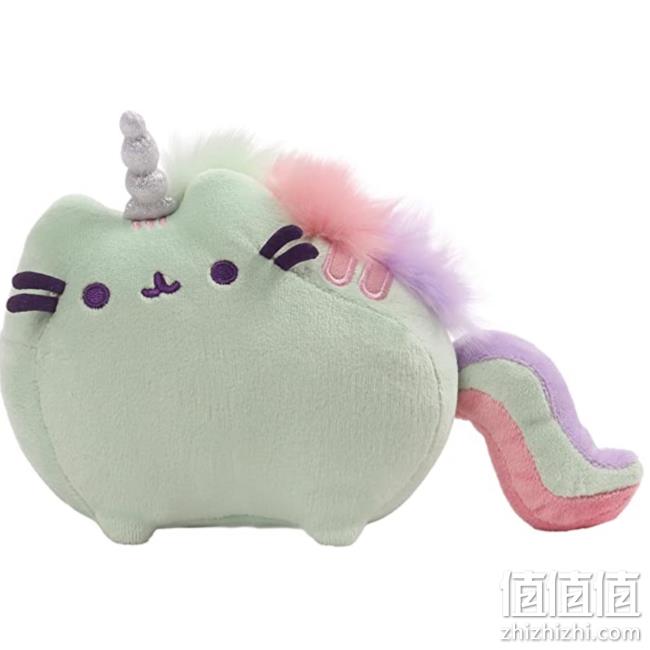 圣诞送礼！GUND Pusheen 胖吉猫 独角兽有声毛绒玩具7.5英寸 直邮含税到手87.7元 值值值-买手聚集的地方