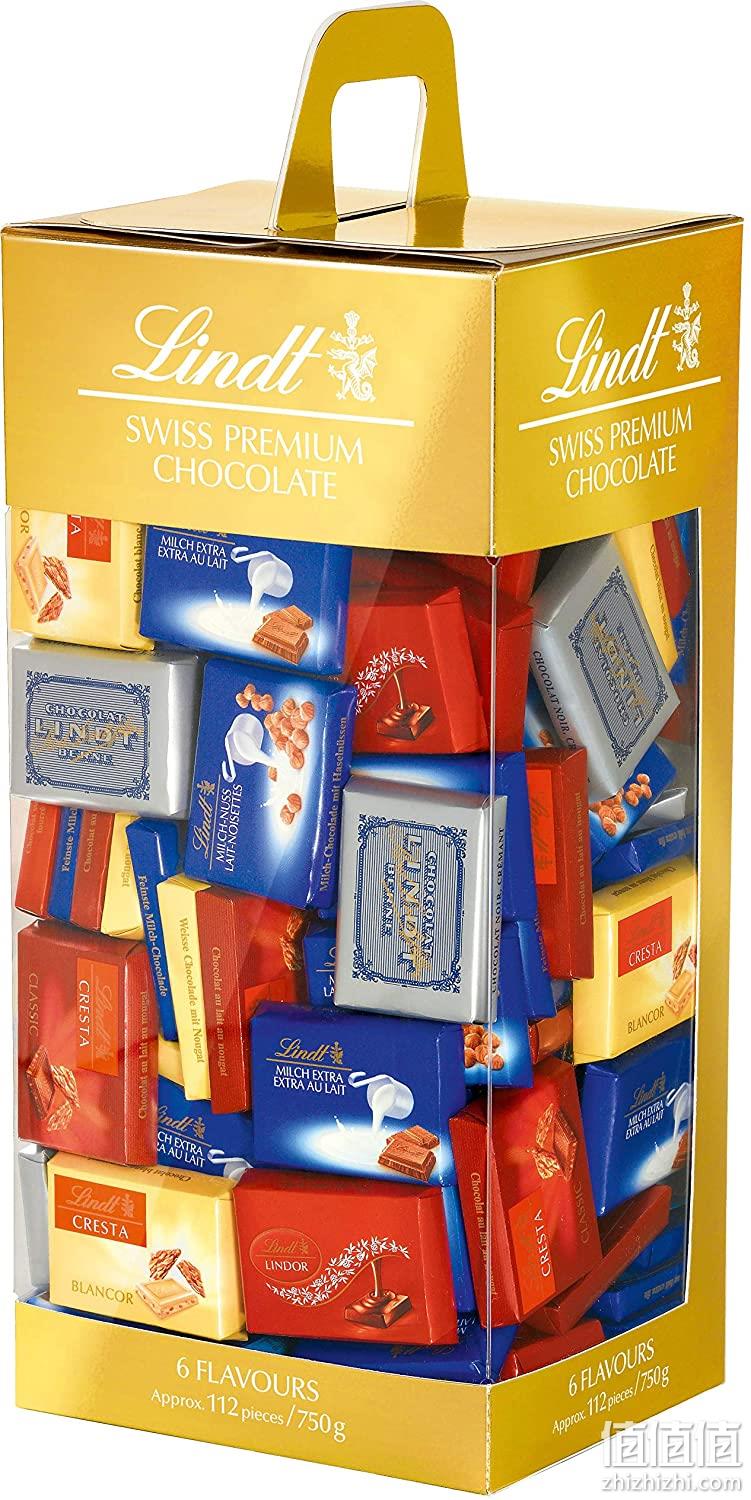 lindt瑞士蓮naps精選繽紛小塊裝巧克力750g約112塊15953元