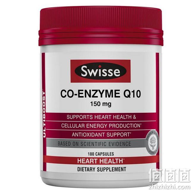 亚马逊销冠！心脏守护神：Swisse Q10辅酶软胶囊 150mgx180粒 Prime直邮到手137元，3件9.5折 值值值-买手聚集的地方