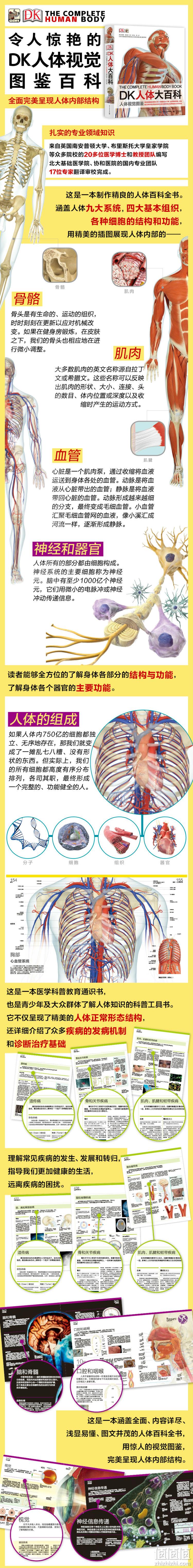 12日0点: 《DK人体大百科:人体视觉图鉴》 低至78.75元 值值值-买手聚集的地方