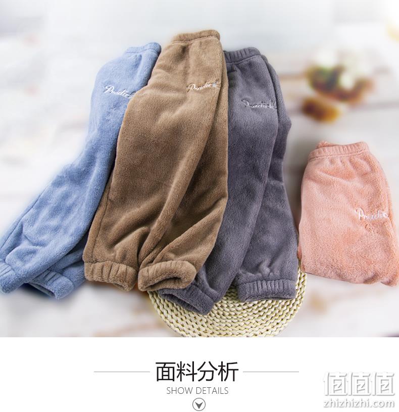 4.9分，双面珊瑚绒保暖：巴迪酷 儿童加绒加厚暖暖裤 券后12.9元起包邮，纯棉款9.9元 值值值-买手聚集的地方