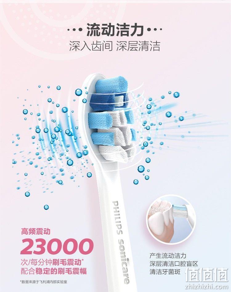 史低！百亿补贴，专利流体洁力：PHILIPS飞利浦 声波电动牙刷HX3226 138元起包邮，送替换刷头2支 值值值-买手聚集的地方