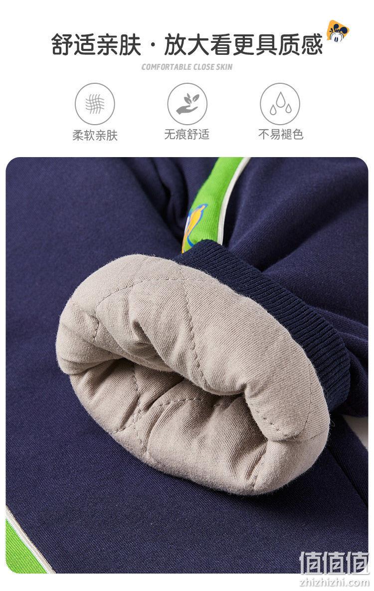 加绒加厚，超酷百搭：巴布豆 中大童 冬季运动长裤 券后44.9元包邮 值值值-买手聚集的地方