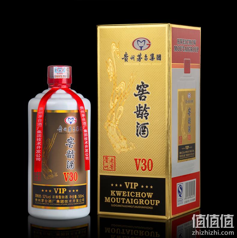 贵州茅台集团，500mlx6瓶：贵州老窖 窖龄酒 V30 52度浓香型白酒 双重优惠后317.2元包邮赠礼品袋3个 值值值-买手聚集的地方