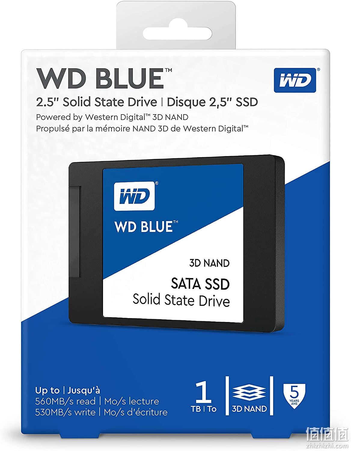 新低！1T WD西部数据 Blue系列 3D版 sata固态硬盘 WDS100T2B0A 654元直邮到手，非会员也免邮（天猫双旦活动价859元） 值值值-买手聚集的地方