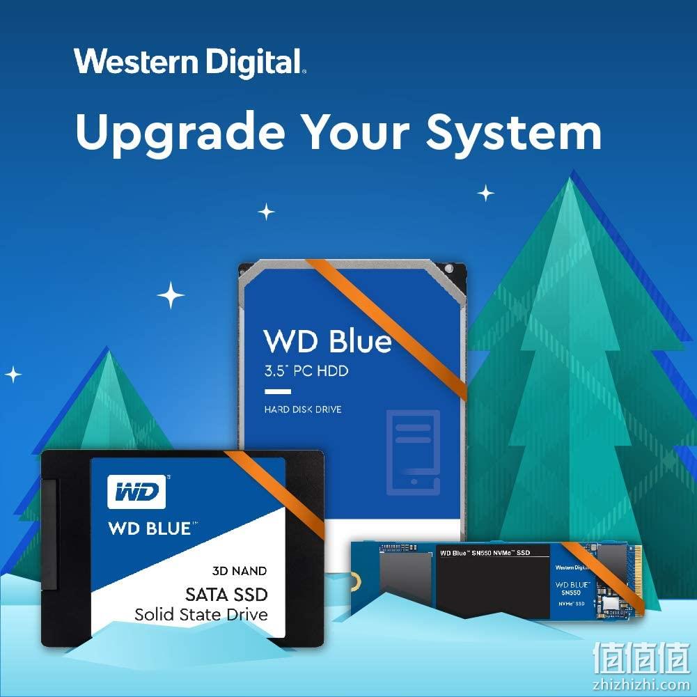 新低！1T WD西部数据 Blue系列 3D版 sata固态硬盘 WDS100T2B0A 654元直邮到手，非会员也免邮（天猫双旦活动价859元） 值值值-买手聚集的地方