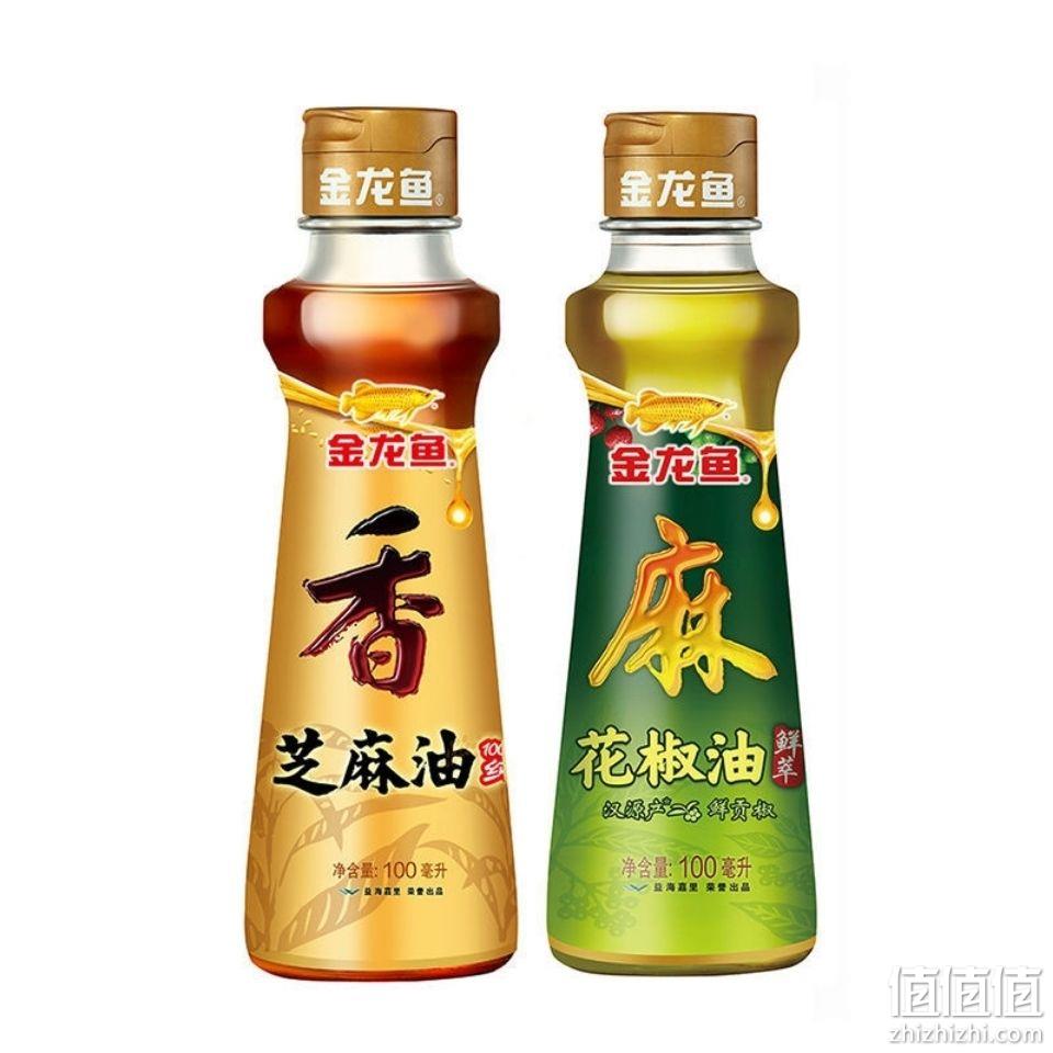 百亿补贴： 金龙鱼 纯芝麻香油100ml+鲜萃花椒油100ml 12.3元包邮 值值值-买手聚集的地方