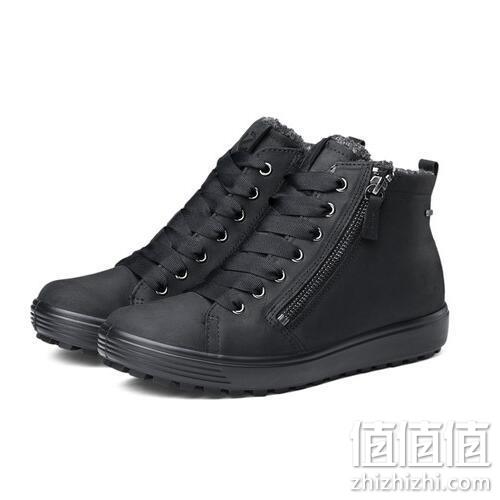 ECCO 爱步 柔酷7号 Tred 女士羊毛衬里高帮Gore-Tex®防水休闲鞋 605.6元包邮（天猫旗舰店2199元） 值值值-买手聚集的地方