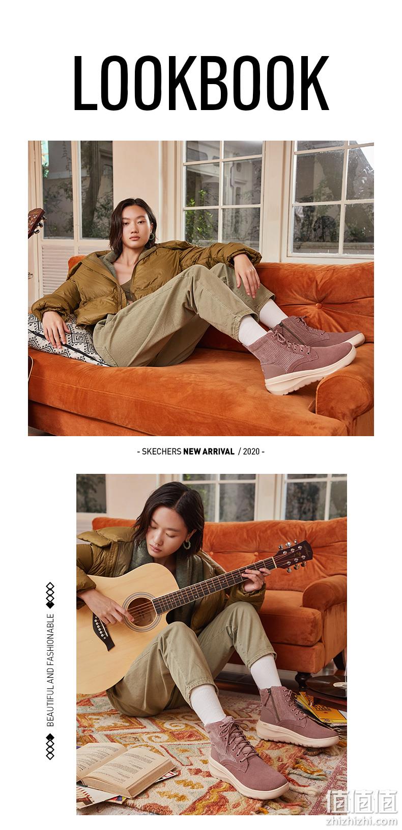SKECHERS 斯凯奇 667500 女士中筒雪地靴 255.55元（吊牌价749元） 值值值-买手聚集的地方