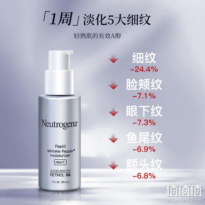 史低！淡化细纹抗初老：29ml 露得清 小a瓶视黄醇提亮面霜 百亿补贴80元包邮（之前2支装双12预售价319.9元） 值值值-买手聚集的地方
