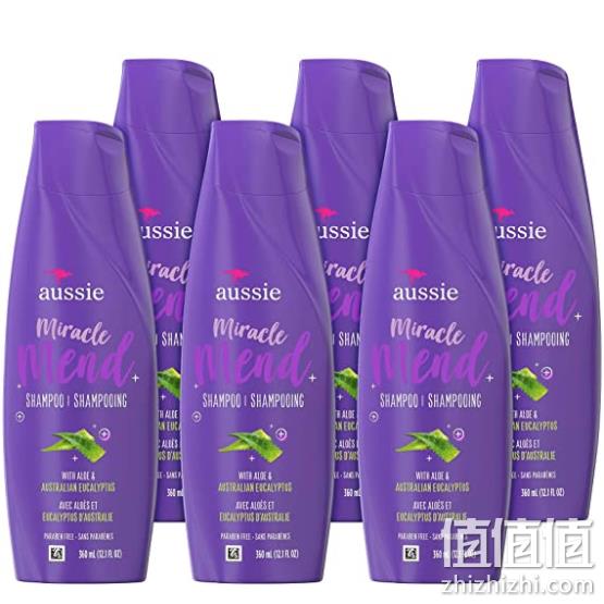 Aussie 袋鼠 清洁修复洗发水 360mlx6瓶 直邮含税到手143.7元（折合23.9元/瓶） 值值值-买手聚集的地方