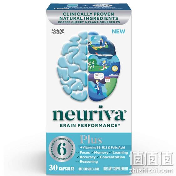 预防老年痴呆：Schiff 旭福 Neuriva Plus 强效脑动力胶囊 30粒 直邮含税到手163.3元（天猫折后379元） 值值值-买手聚集的地方