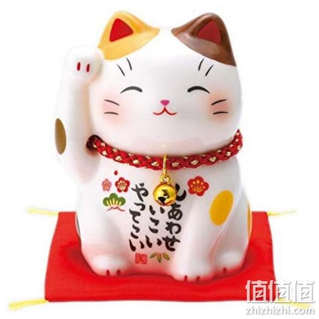亚马逊销冠！日本 Yakushigama薬師窯 彩绘招福猫 大号40×30×18cm Prime凑单直邮到手147元，小号98元起 值值值-买手聚集的地方
