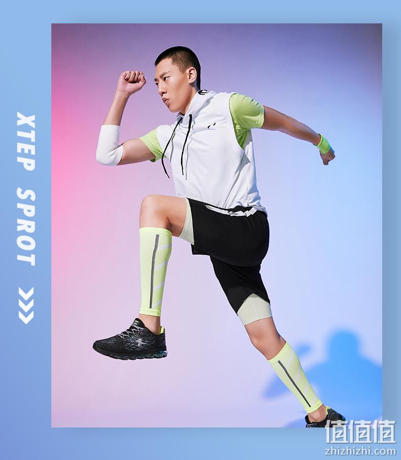 全掌气垫，升级分槽防滑：特步 男士 2020冬新款 跑步鞋 券后149元包邮 值值值-买手聚集的地方