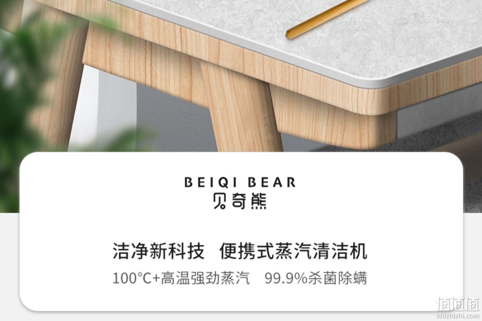 持平史低，除菌去油一步到位：贝奇熊 多功能手持高压高温蒸汽清洁机 99元包邮，带全套配件 值值值-买手聚集的地方