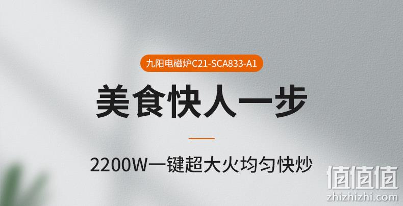 2200W大火力 九阳 多功能电磁炉 券后94元包邮赠刀具8件套 值值值-买手聚集的地方
