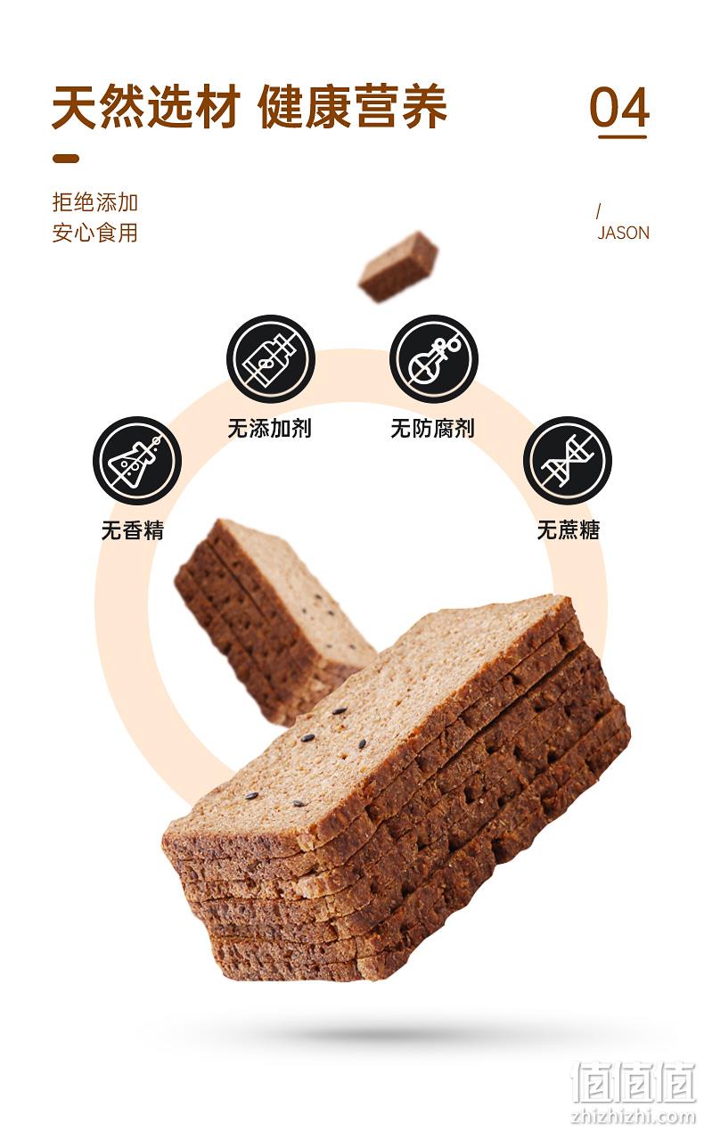 健身教练推荐、德国进口：500g 捷森 全麦面包低脂 券后14.8元包邮 值值值-买手聚集的地方