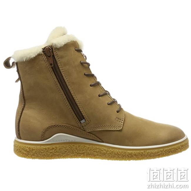 38码，ECCO 爱步 Crepetray W 女士加绒羊毛短靴 200443 直邮含税到手636.5元（天猫同系列1800+） 值值值-买手聚集的地方