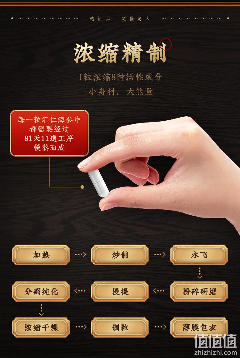 13味中药精制，一粒补足亏空：60片 汇仁 男性淫羊藿保健品 双重优惠39元包邮 值值值-买手聚集的地方