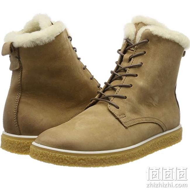 38码，ECCO 爱步 Crepetray W 女士加绒羊毛短靴 200443 直邮含税到手636.5元（天猫同系列1800+） 值值值-买手聚集的地方