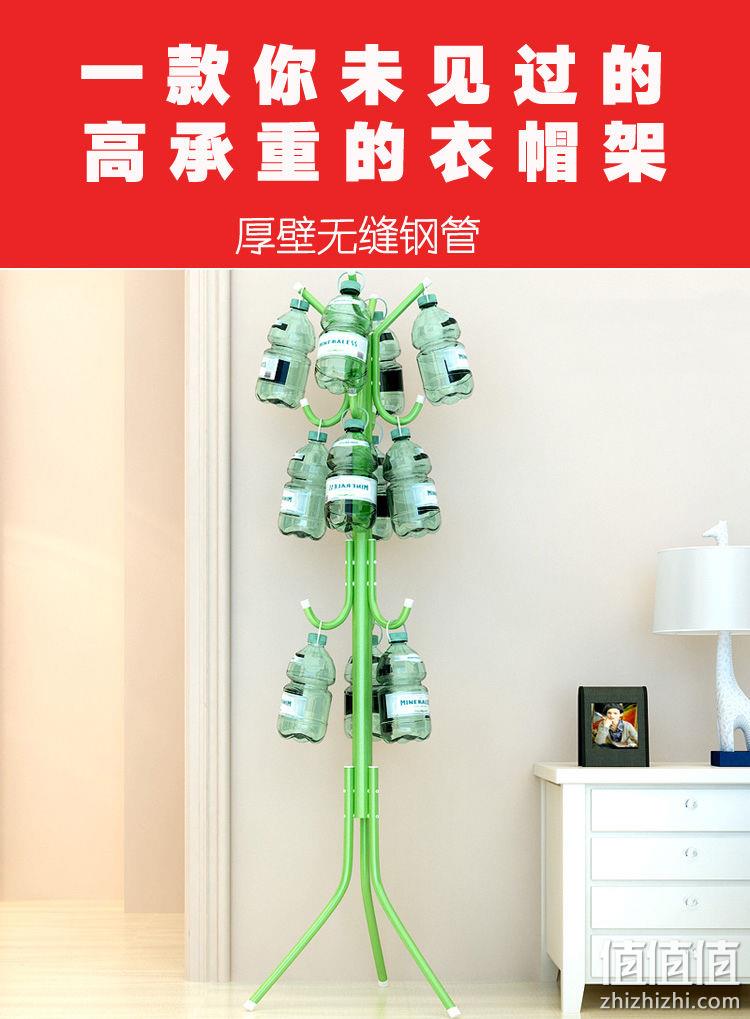 加厚38mm特粗无缝钢管,超强承重:雅锐凡 铁艺简易落地衣帽架 9.9元起包邮 值值值-买手聚集的地方