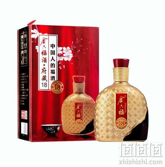 金六福 府藏18 52度浓香型白酒 500mlx2件 219元包邮 值值值-买手聚集的地方