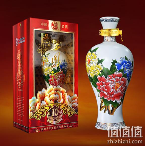 正宗凤香型，西凤酒 国花瓷10年 45度 白酒 500mlx2瓶 155.84元包邮（天猫155元每瓶） 值值值-买手聚集的地方