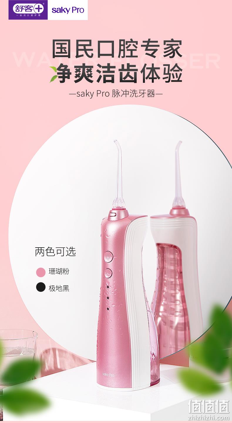 过年也发货 舒客 H13系列 便携式电动冲牙器 带2个喷嘴 179元顺丰包邮 值值值-买手聚集的地方