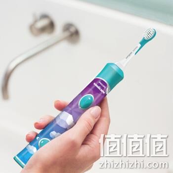亚马逊销冠！蓝牙版：Philips飞利浦 HX6322/04 儿童声波震动牙刷 Prime直邮到手255元 值值值-买手聚集的地方