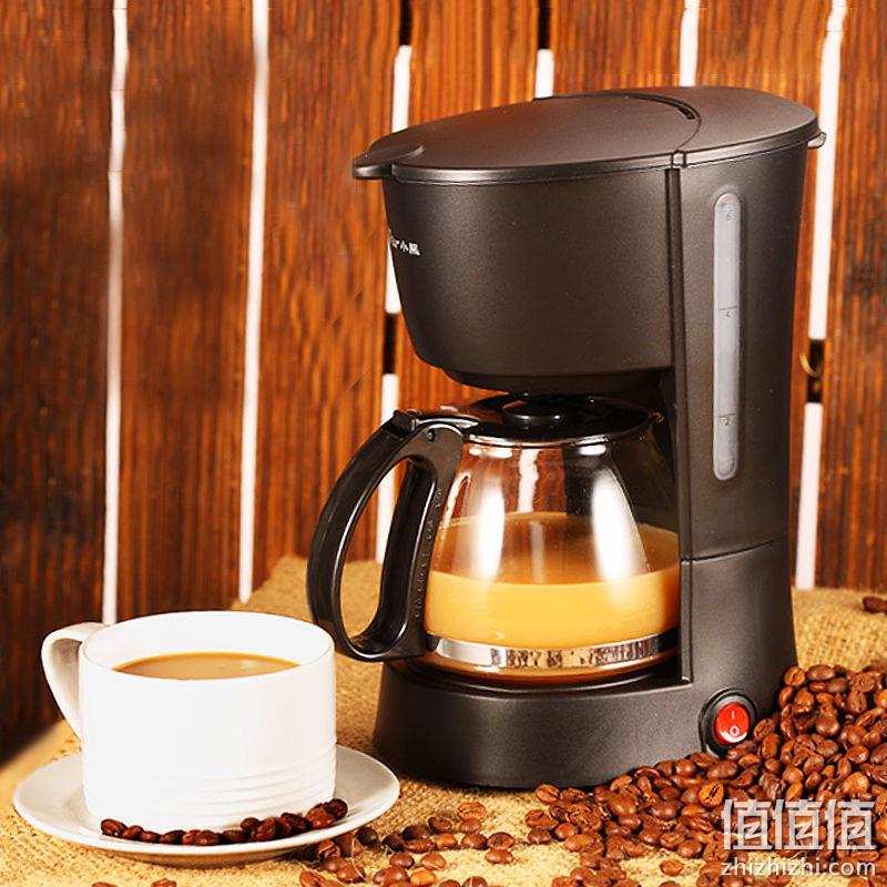 一键萃取，随时取壶防滴漏：600ml 小熊 多功能美式滴滤咖啡机 百亿补贴65元包邮 值值值-买手聚集的地方