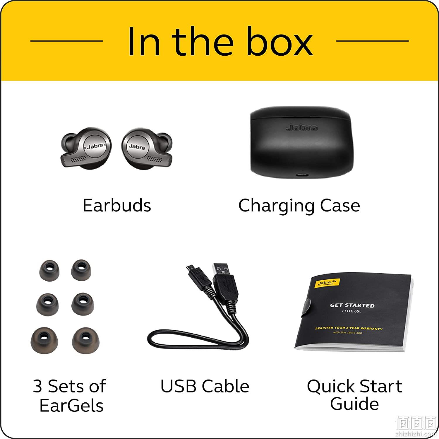 值哭！对标airpods，媲美有线耳机音质：Jabra捷波朗 Elite 65t 真无线蓝牙耳机 379.28元直邮到手（京东699元） 值值值-买手聚集的地方