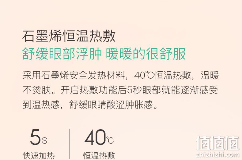 小米生态链，恒温热敷+多点气压按摩：仙技 加长眼部按摩仪 券后199元包邮 值值值-买手聚集的地方