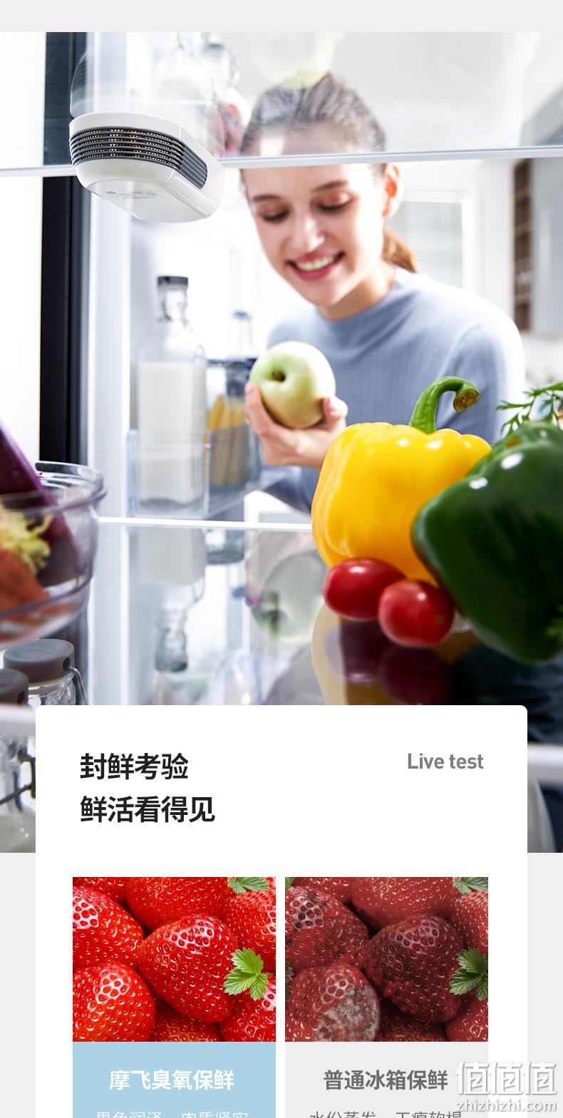 永久无需耗材 摩飞 冰箱卫士 臭氧杀菌除臭除味器 199元包邮 值值值-买手聚集的地方