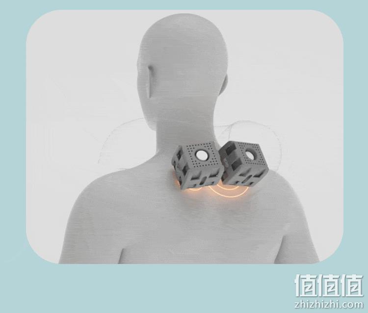 折叠便携随时放松，捶打药敷2合1：网易严选 智造 艾草捶打按摩披肩 券后119元包邮 值值值-买手聚集的地方