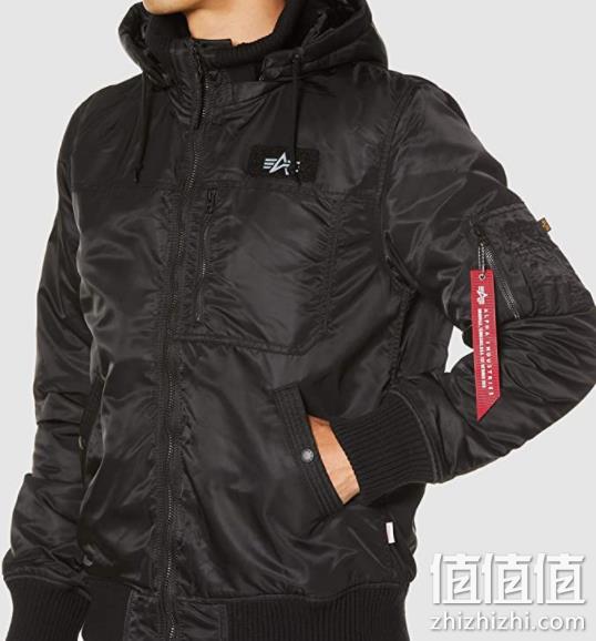 Alpha Industries 阿尔法 MA-1 男士飞行员连帽保暖夹克 直邮含税到手676.3元 值值值-买手聚集的地方