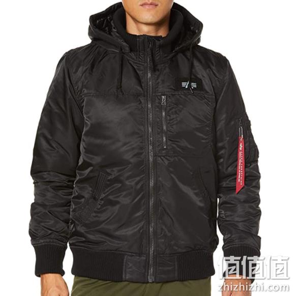 Alpha Industries 阿尔法 MA-1 男士飞行员连帽保暖夹克 直邮含税到手676.3元 值值值-买手聚集的地方