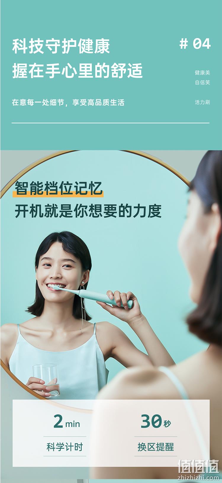 32000次/分钟无死角清洁，杜邦刷毛+感应充电：美的 全自动电动牙刷 双重优惠99元包邮 值值值-买手聚集的地方