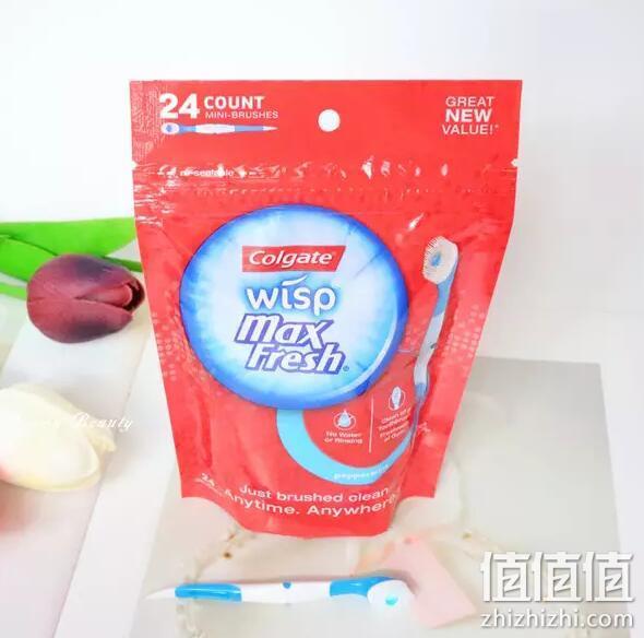 Colgate 高露洁 wisp 迷你爆珠2合1牙刷 24支x4袋 新低114.41元包邮 值值值-买手聚集的地方
