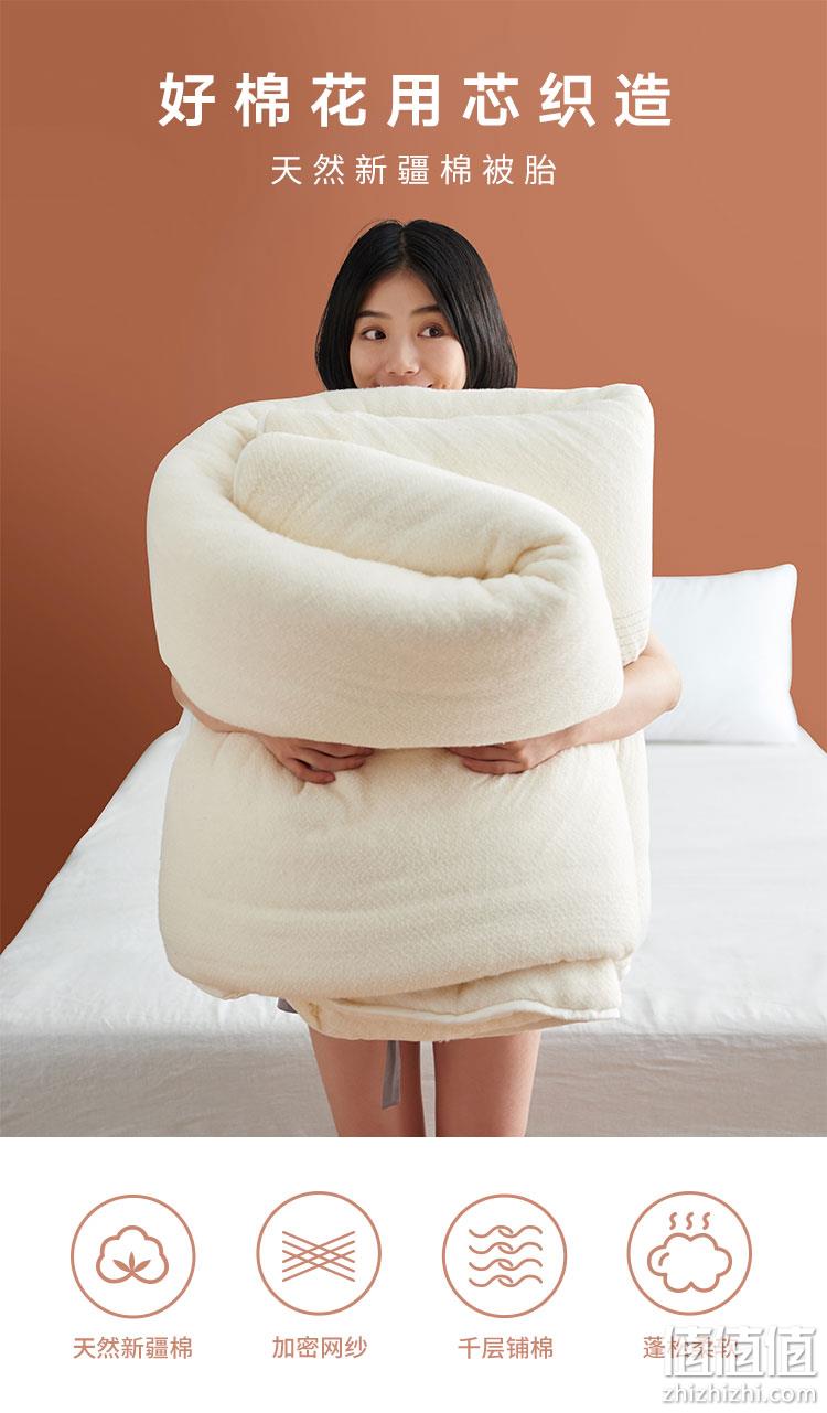 A类健康标准，20根精梳加密：大朴 纯新疆棉花被芯 3~7斤 99元起包邮 值值值-买手聚集的地方