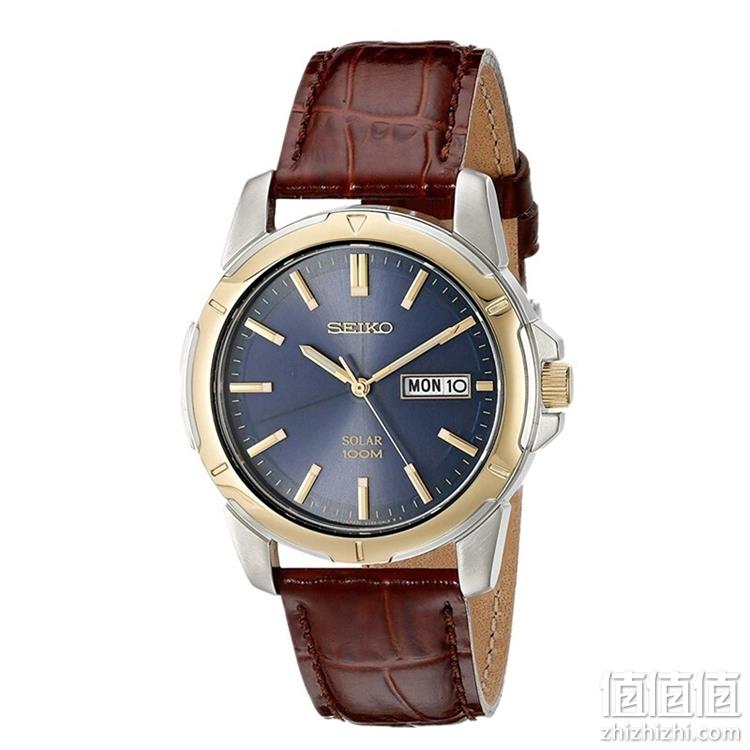 SEIKO 精工 SOLAR系列 SNE102 男士太阳能手表 Prime直邮到手658元 值值值-买手聚集的地方