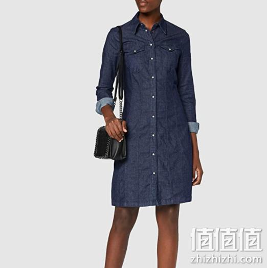 XS码，G-Star RAW Tacoma 女士修身牛仔连衣裙D19302 直邮含税到手452.2元（天猫1658元） 值值值-买手聚集的地方