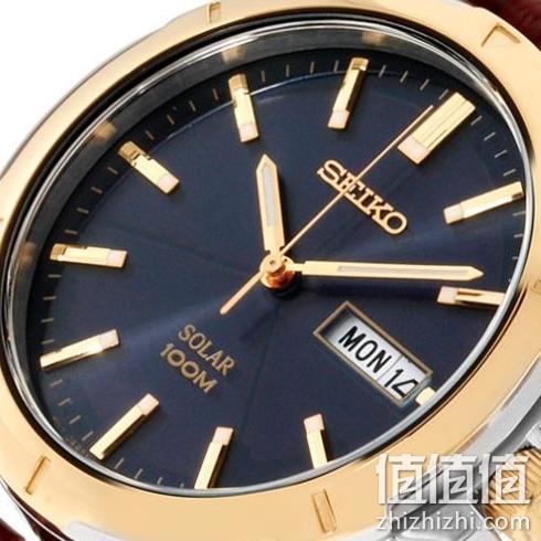 SEIKO 精工 SOLAR系列 SNE102 男士太阳能手表 Prime直邮到手658元 值值值-买手聚集的地方