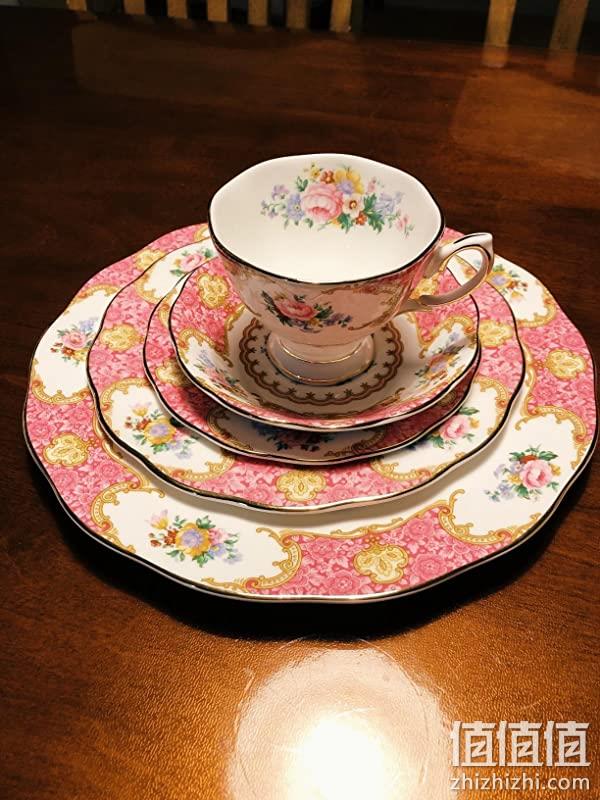 英国皇室表彰：Royal Albert 皇家阿尔伯特 Lady Carlyle卡莱尔小姐 骨瓷杯碟 5件套 直邮含税到手438元（天猫类似款1086元） 值值值-买手聚集的地方