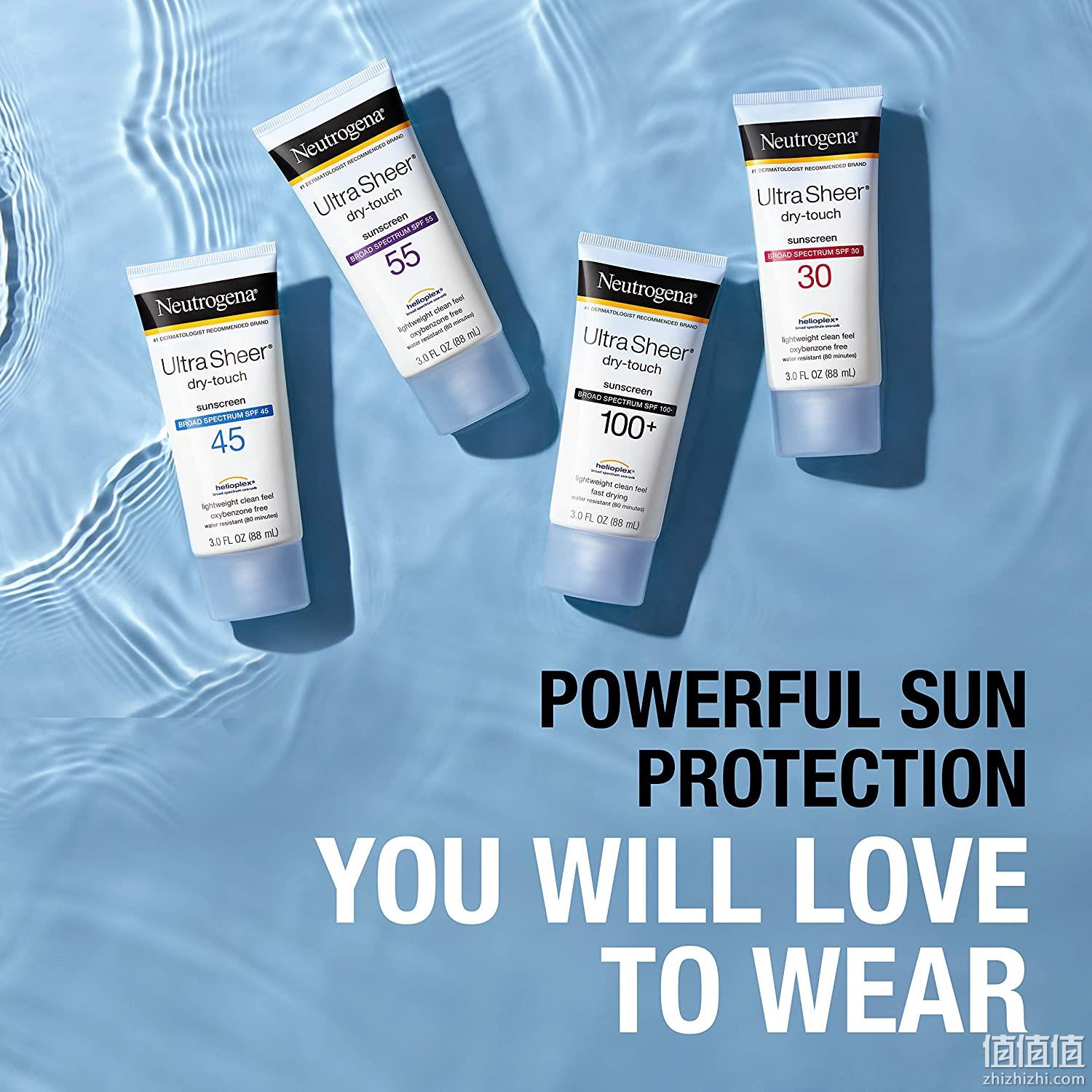 亚马逊销冠！轻盈防水不油腻：88ml 露得清 清爽防晒乳 SPF55 Prime直邮到手52.25元（天猫券后104元） 值值值-买手聚集的地方