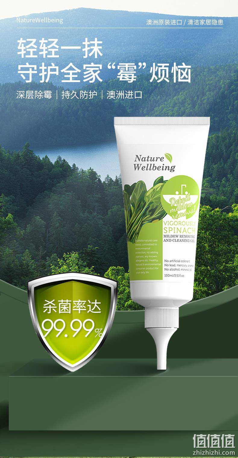 值哭！澳洲进口除霉神器，无毒环保：100g 自然之风 除霉啫喱 券后9.9元包邮 值值值-买手聚集的地方