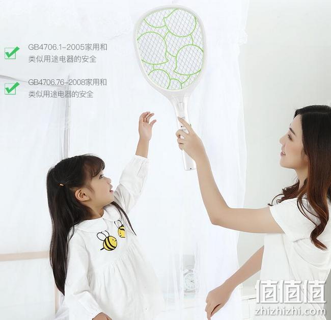 47万好评，三层网面不电人：雅阁 家用充电式锂电电蚊拍 券后19.9元起包邮 值值值-买手聚集的地方