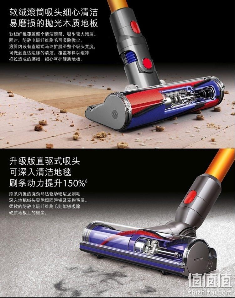 整机过滤，顶配6吸头：Dyson戴森 V8 Absolute 无线吸尘器 2349元直邮到手 值值值-买手聚集的地方