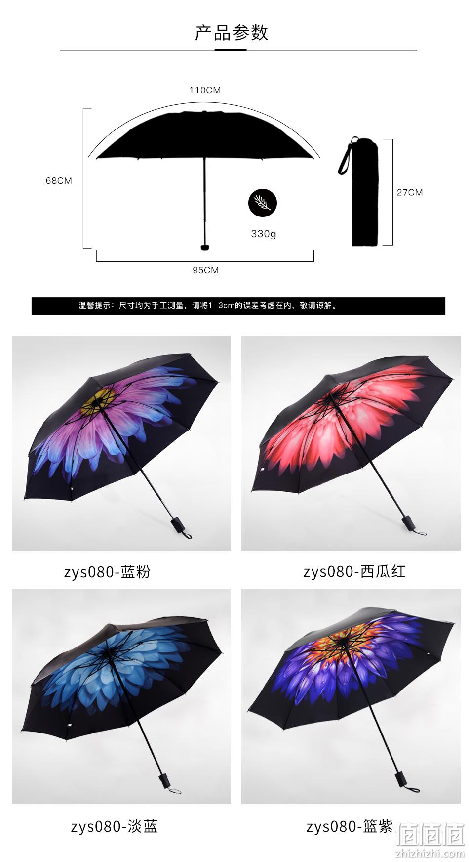 时尚原创插画,黑胶涂层:羚羊早安 防紫外线晴雨伞 多花色 19.9元起包邮 值值值-买手聚集的地方