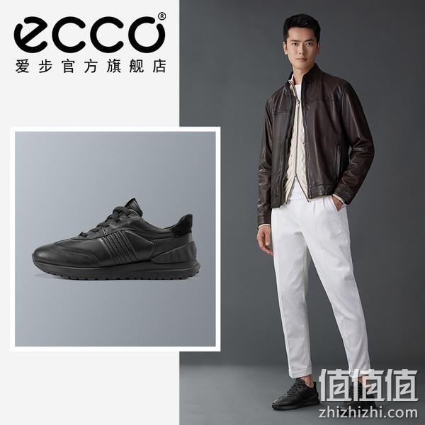 45mm坡跟舒适贴合：Ecco爱步 男士 Asitr Lite雅跃轻巧系列 真皮休闲鞋503704 529元直邮到手 值值值-买手聚集的地方