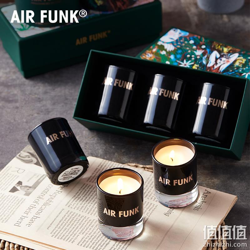 Air funk 空气放克 无烟助眠香薰蜡烛礼盒 55gx3个x2盒 59元包邮 值值值-买手聚集的地方